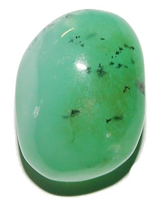 Chrysopras-Trommelstein
