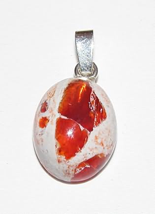 Feueropal-Anhänger, Cabochon