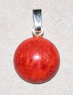 Schaumkoralle-Anhänger, Cabochon