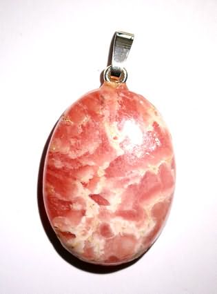 Rhodochrosit-Anhänger, Cabochon