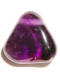 Amethyst-Trommelstein, gebohrt