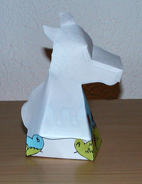 Pferdchen, Rückseite