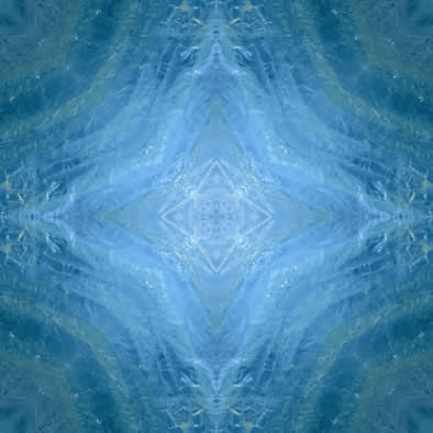 Stein-Energiebild, Aquamarin 